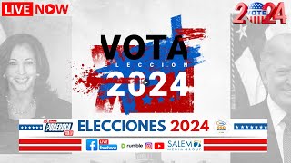 🎉🔴 EN VIVO COBERTURA ESPECIAL ELECCIONES USA 2024 🔴🎉 [upl. by Adneral649]