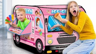 Amelia Avelina and Akim Ice cream truck story with Arthur [upl. by Ferro576]