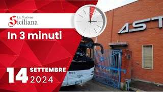 “IN TRE MINUTI” NOTIZIARIO DEL 14 SETTEMBRE 2024 [upl. by Ahsemrak]