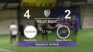 AppStudio 42 Нове Життя RCUP WINTER 2024 Регулярний футбольний турнір Києва [upl. by Duwe497]