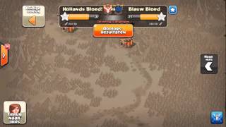 Hollands Bloed vs Blauw Bloed including 3 star TH10 [upl. by Nana]