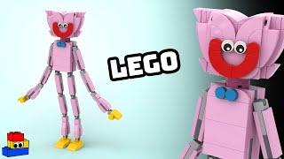 Its a Kissy Missy ACTION FIGURE made of LEGO Poppy Playtime [upl. by Yrehcaz851]