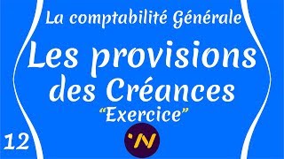 12 Provisions pour dépréciation des créances exercice comptabilité générale [upl. by Ahseirej]