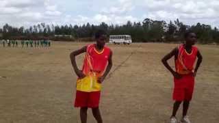 MURANGA HIGH BASKETBALL TEAM WARMING UP [upl. by Airres]