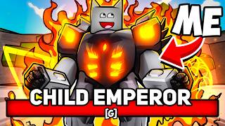 CHILD EMPEROR ULTIMATE MODE in Roblox The Strongest Battlegrounds [upl. by Feodor]