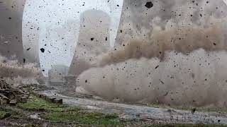 Fiddlers Ferry demolition  the official blowdown footage  Sky Revolutions [upl. by Renaldo]