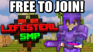 Public Minecraft Lifesteal SMP free to join [upl. by Olracnaig]