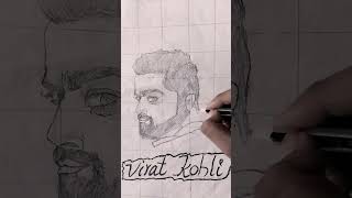 Virat Kohli drawingVirat Kohliartsupport my channel [upl. by Veljkov5]