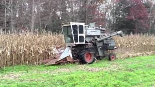 Allis Chalmers Gleaner K Combine 1 of 3 [upl. by Aicineohp]