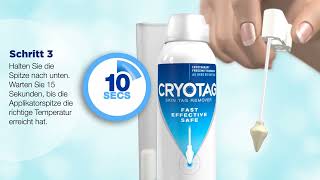 Stielwarzen Entfernen mit Cryotag Skin Tag Remover [upl. by Eddina]