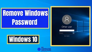 How To Remove Windows 10 User Password  How to Disable Windows 10 Login Password 2024 [upl. by Aivatnahs971]