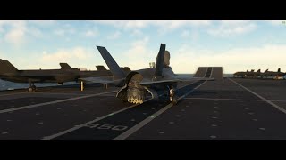 F35 Carrier Ops  MSFS2020  Insane Graphics [upl. by Aieka]