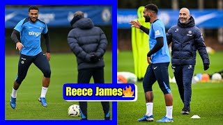 Reece James SHOCKS Enzo Maresca And Teammates On His Return To Full Training Chelsea Training [upl. by Aztinad]