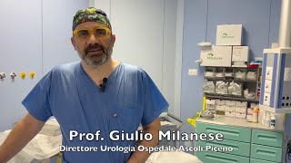 Prof Giulio Milanese Urologo Ospedale Ascoli Testimonianza penile implant Antonini Urology [upl. by Neetsuj]