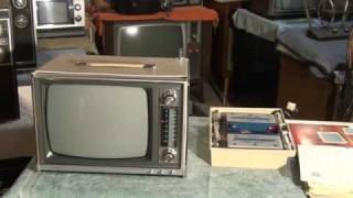 Zeniths very first transistor Television set royal 1290 from 1966 [upl. by Boswell738]