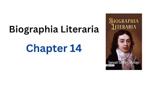 Biographia Literaria Chapter 14  ST Coleridge [upl. by Eisso803]