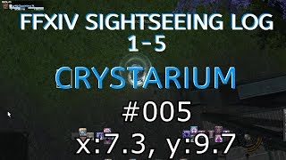 Shadowbringers Sightseeing Log 15  The Crystarium [upl. by Lorenza317]