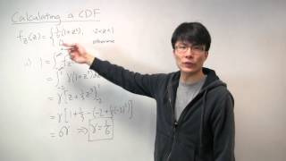 Calculating a Cumulative Distribution Function CDF [upl. by Frantz]