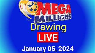 Mega Millions Drawing Results Live Friday January 05 2024  mega Millions Drawing Live Tonight [upl. by Publias]