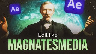 Edit Like Magnates Media  Earth Rotation Effect After Effects [upl. by Haodnanehs]