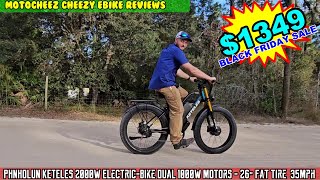 PT1 Best Electric Bike from Amazon KETELES XF4000 35MPH 2000W Ebike Cheaper Performance [upl. by Tirma]