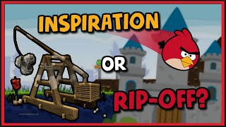 Is Angry Birds a ripoff of Crush the Castle  Flash Series History  Flashlight [upl. by Eittel]