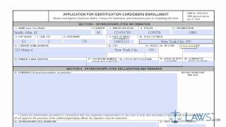 Learn How to Fill the DD form 1172 Application for Identification CardDEERS Enrollment [upl. by Meldon]