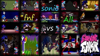 FNF ALL SONICEXE TAILS DOLL  CHAR OMNIPRESENT NOICHI Friday Night Funkin فرايدي نايت فانكين🎤 [upl. by Aniahs869]