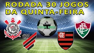 Resultados Brasileirão  Jogos de Quinta  Resumo Futebol Brasil [upl. by Georgia]