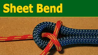 Sheet Bend Knot Becket bend [upl. by Anallij]