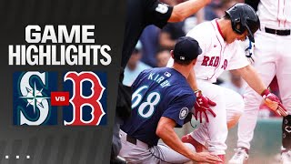 Mariners vs Red Sox Game Highlights 73124  MLB Highlights [upl. by Erastatus]