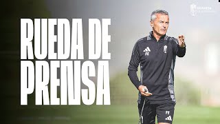 🎙️ FRAN ESCRIBÁ  Rueda de prensa previa al GranadaLevante [upl. by Haliak453]