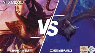 Red Deck Wins VS Dimir Midrange MTG Standard [upl. by Nydroj]