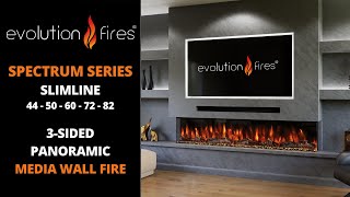 Spectrum Series 3Sided Media Wall Fire [upl. by Noraf]