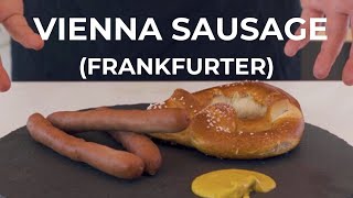 Homemade Frankfurter  Vienna Sausages  A Delicious German Classic [upl. by Drews]