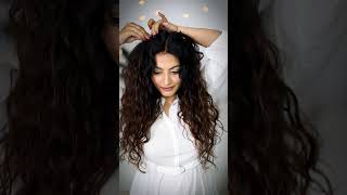 Simple Wavy Hairstyle wavyhair wavyhairstyle indianwavyhair 2bhair [upl. by Alokin]