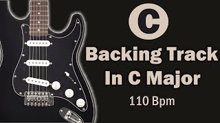 Backing Track In C Major  110 Bpm [upl. by Nnylaj765]