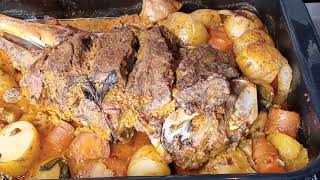 بکرے کی ران روسٹ  Lamb Leg Roast Recipe [upl. by Oirromed348]