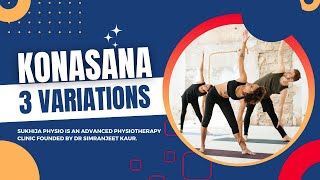 3 Best Easy Variations of Konasana Yoga which you can perform at your home [upl. by Cristie]