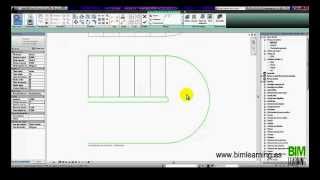 EJEMPLO ESCALERA COMPENSADA EN REVIT 2014 [upl. by Retniw]