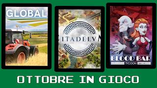 Giochi strategia o simulazione Ottobre 2024 Global Farmer Citadelum Blood Bar Tycoon [upl. by Kyla971]