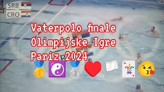 Hrvatska vs Srbija Vaterpolo Finale Olimpijske Igre Paris 2024 FULL HIGHLIGHTS olympics2024 [upl. by Apeed]