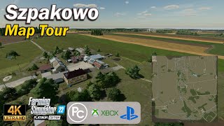 Szpakowo  Map Tour  Farming Simulator 22 [upl. by Ghassan]