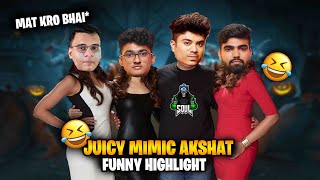 SouL Akshats Mimicry in T1 Tournament  BGMI Funny Highlights [upl. by Lathe]