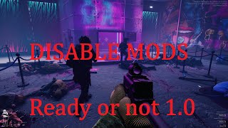 Ready or not 10  REMOVE MODS  Offical score tutorial  WARNING READ COMMENT [upl. by Suirauqed]