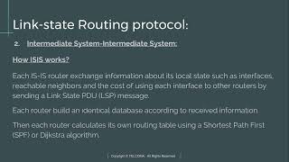 40 Link state routing protocol part 2 [upl. by Ligetti]