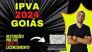 ✅ IPVA 2024 GO ✅ Multas CRLVDigital Dívida Ativa  2024™ ipva2024 [upl. by Cryan155]