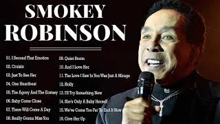 Best Songs Smokey Robinson  Smokey Robinson Greatest Hits Playlist [upl. by Enitsej129]