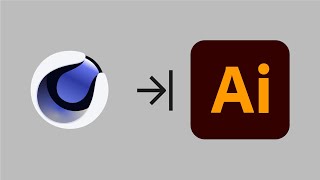 How To Export C4D Wireframes to Adobe Illustrator [upl. by Anertal]