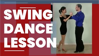 Swing dancing lessons  3 technique tips for East Coast Swing basics [upl. by Carina]